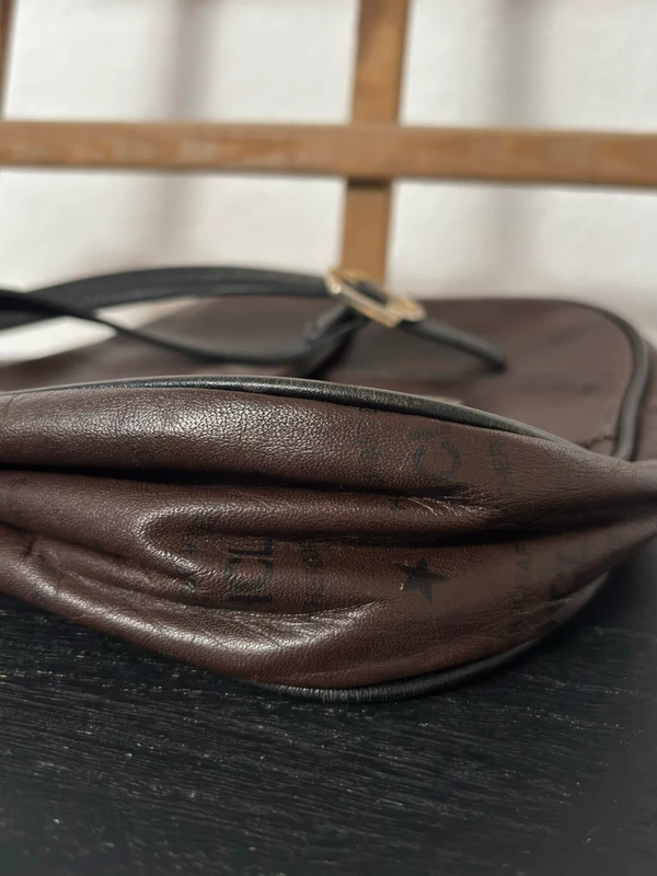 HCL Vintage Tasche 80er Braun Schwarz — 12